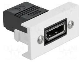 DeLOCK Módulo Easy 45 DisplayPort recto 22,5 x 45 mm