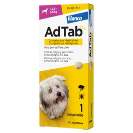 Elanco AdTab Comprimido Masticable para Perros de 2,5-5,5 kg