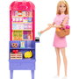 Barbie Muñeca Barbie Malibu En El Mercado JCT05 Mattel con Puesto de Comestibles y 11 Accesorios