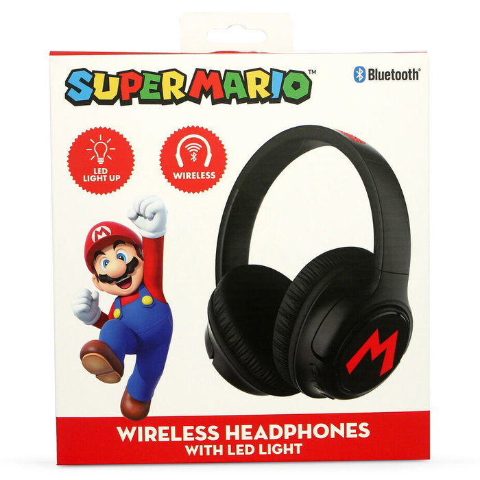 Fr Tec Auriculares Inalámbricos LED Super Mario Bros
