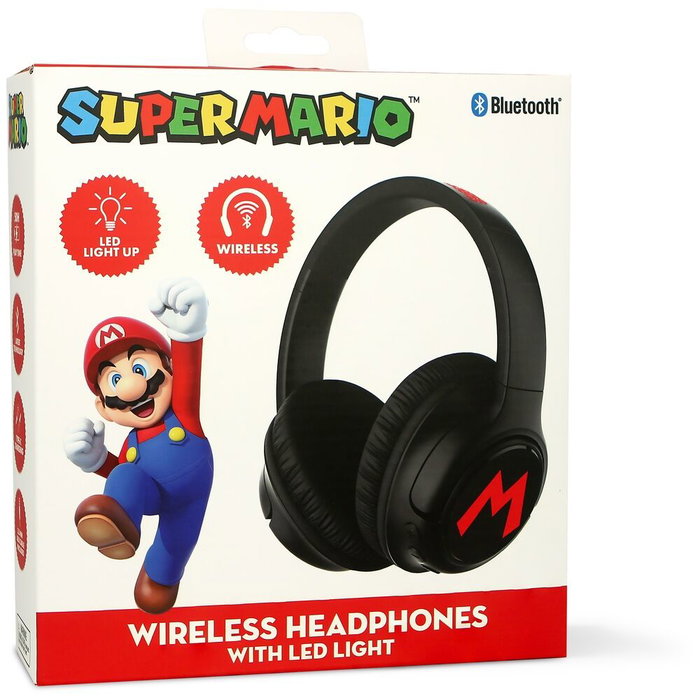 Fr Tec Auriculares Inalámbricos LED Super Mario Bros