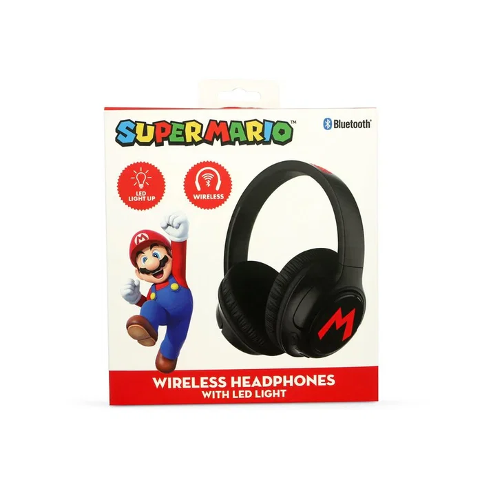 OTL TECHNOLOGIES Auriculares inalámbricos LED Super Mario Bros