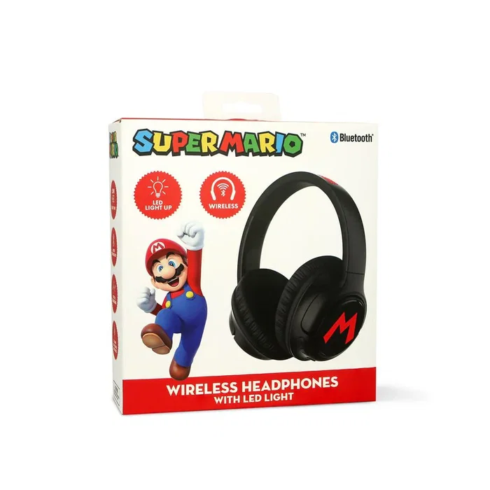 OTL TECHNOLOGIES Auriculares inalámbricos LED Super Mario Bros