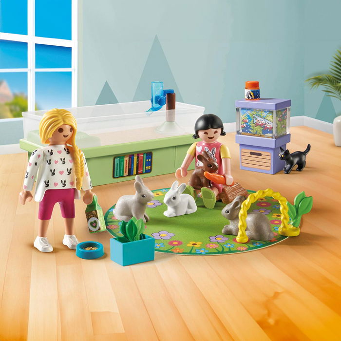 Playmobil Starter Pack Familia De Conejos 71753 Juguete Niños +4 Años