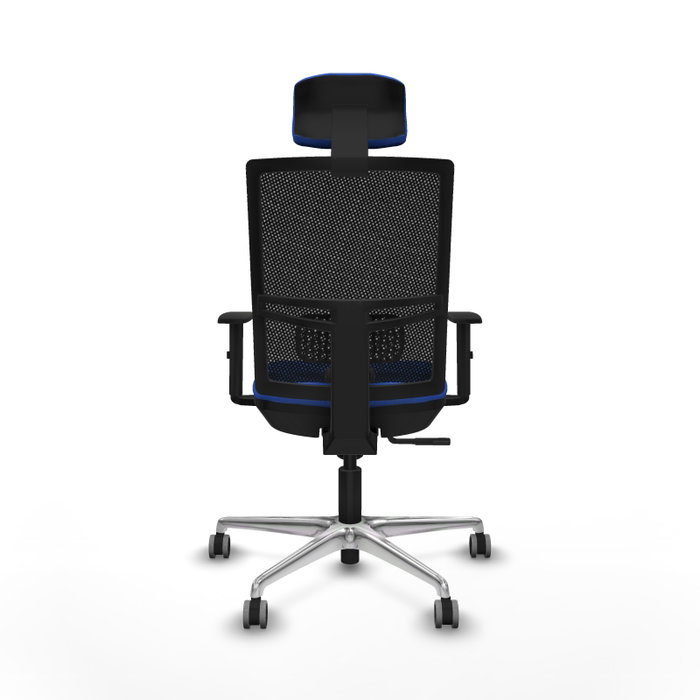 PIQUERAS Y CRESPO Silla de oficina Yunquera Azul con Malla Negra PIQUERAS Y CRESPO Silla de oficina Yunquera Azul con Malla Negra