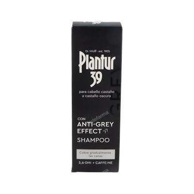 Plantur 39 Champú Anti-Grey Effect Anticaída y Anticanas - Oscurece Canas y Fortifica Cabello con Cafeína - 200 ml Plantur 39 Champú Anti-Grey Effect Anticaída y Anticanas - Oscurece Canas y Fortifica Cabello con Cafeína - 200 ml