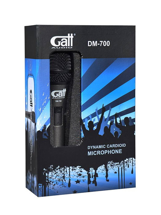 Micrófono Dinámico Gatt Audio Pro. 40Hz-20Khz