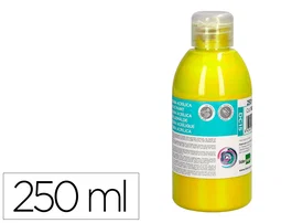 Liderpapel Pintura acrilica amarillo 250 ml