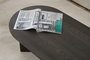 Nordure Lumiere Black Mesa de Café Negra Elegante y Funcional Tablero Melamina 119x60x40 cm