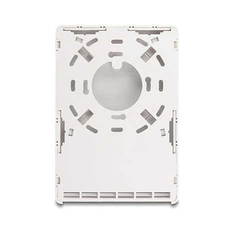DeLOCK Caja de montaje en superficie Keystone 6 puertos blanco