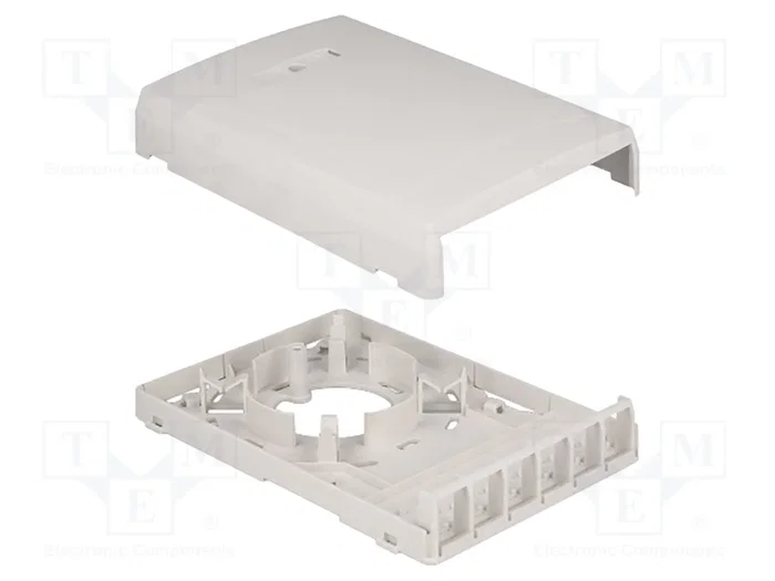 DeLOCK Caja de montaje en superficie Keystone 6 puertos blanco