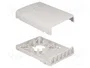 DeLOCK Caja de montaje en superficie Keystone 6 puertos blanco