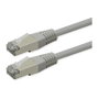 ROLINE Cable de parcheo Cat.6 Class E S/FTP PiMF gris, 0,5m