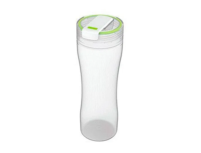 Offisys Vaso Hermético 0,8 L Doble Apertura Limpieza Fácil 100% Hermético 81x240 mm