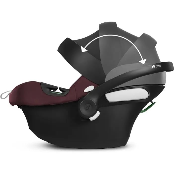 Cybex - Silla de coche Aton B2 - Grupo 0+ (0-13 kg) - i-Size - Con reductor - Color Rojo - CYB4063846200771