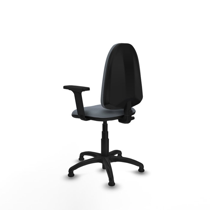 PIQUERAS Y CRESPO Silla de oficina Aýna Gris con Brazos 2D PIQUERAS Y CRESPO Silla de oficina Aýna Gris con Brazos 2D