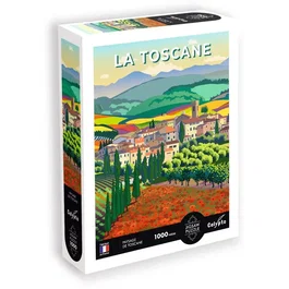 Sentosphere Rompecabezas Calypto - Ref. AAARX89360 - 1000 Piezas Paisaje Toscano - Acabado Suave y Sedoso - Para Mayores de 9 Años