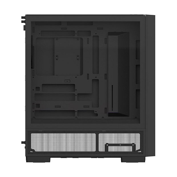 Thermaltake S380 TG ARGB - Torre Media ATX para PC Gaming, Cristal Templado, Color Negro, Factor de Forma ATX, EATX, micro-ATX, Mini-ITX, Gestión de Cables, 7 Ranuras, 2 Bahías 3.5"