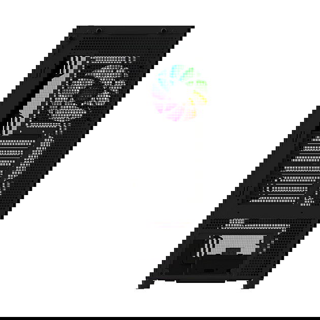 Thermaltake S380 TG ARGB - Torre Media ATX para PC Gaming, Cristal Templado, Color Negro, Factor de Forma ATX, EATX, micro-ATX, Mini-ITX, Gestión de Cables, 7 Ranuras, 2 Bahías 3.5"