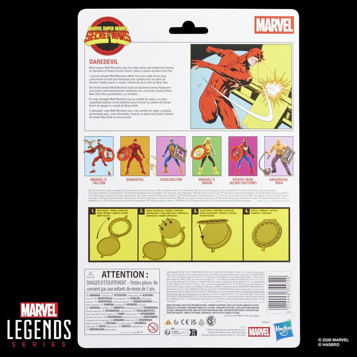 Hasbro Daredevil Figura Secret Wars Marvel Legends Series 15 cm