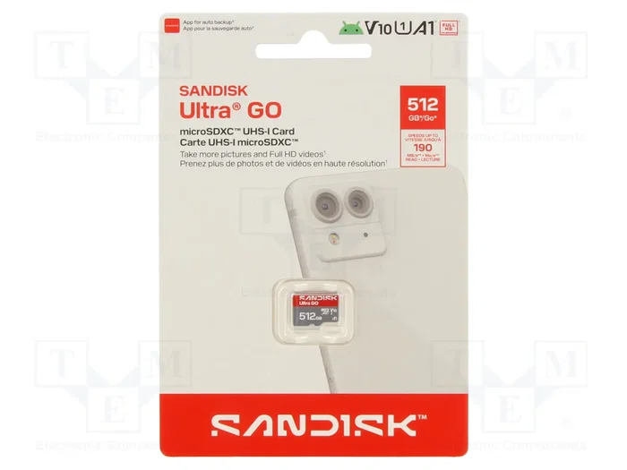 SANDISK Ultra GO 512GB MicroSDXC
