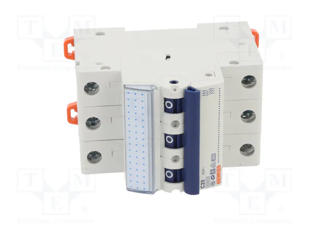 GEWISS MT 60 Interruptor magnetotérmico 20A 3 polos 6kA