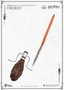 Harry Potter Bolígrafo escoba Firebolt 29 cm