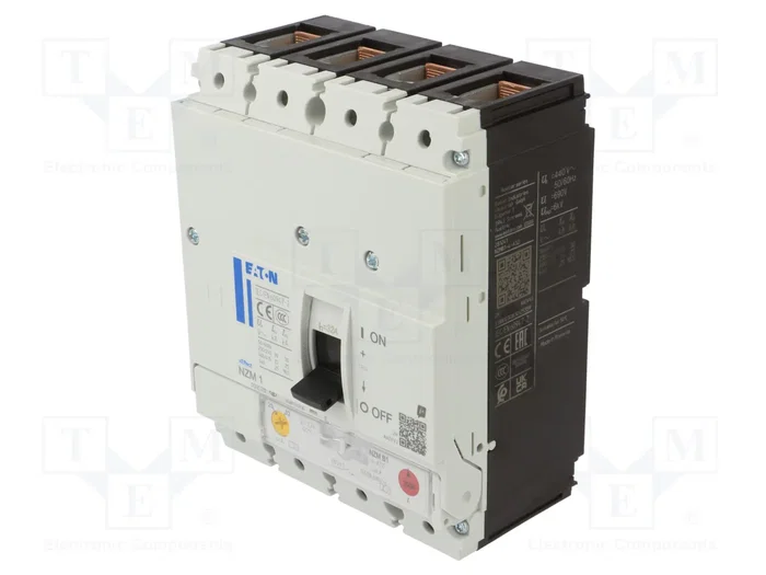 EATON ELECTRIC Interruptor de potencia NZMB1-4-A32 4 polos 32A 690VAC EATON ELECTRIC Interruptor de potencia NZMB1-4-A32 4 polos 32A 690VAC