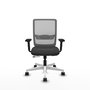 PIQUERAS Y CRESPO Silla de oficina Haches con mecanismo Sincro/Traslack Gris