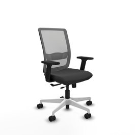 PIQUERAS Y CRESPO Silla de oficina Haches con mecanismo Sincro/Traslack Gris