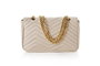 Vince Camuto Bolso Bandolera Crema Piel de Polivinilo Elegante para Mujer