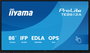 IIYAMA TE8613A-B2AG Pantalla táctil profesional de 86" 4K UHD con Android 14, 8 núcleos, 8GB RAM, 128GB, 40 toques, WiFi 6, Bluetooth 5.0, altavoces 60W