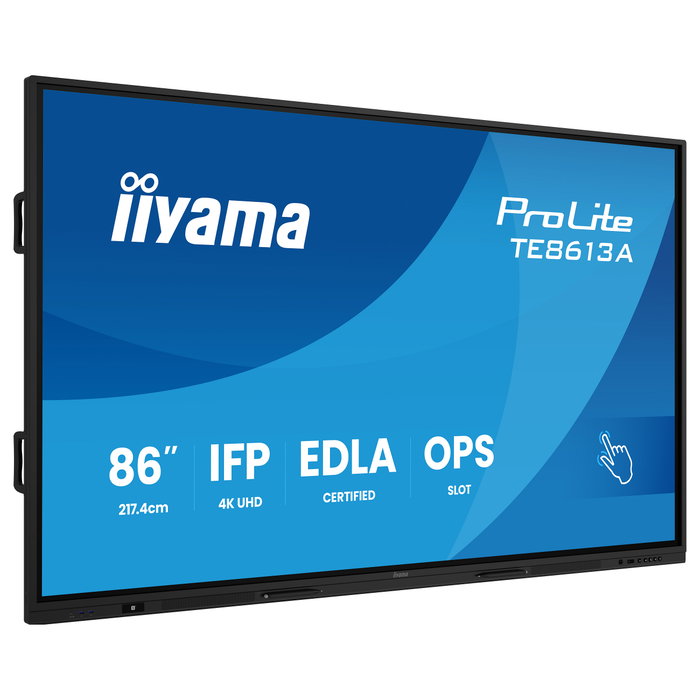 Iiyama TE8613A-B2AG Monitor Táctil 85,6 Pulgadas 4K UHD Android 14