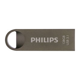 Philips Moon Edition 128GB USB 3.2 Gen 1 (3.1) Memoria USB Tipo A, Gris, Sin Tapa, Resistente a Golpes