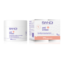 Bandi Medical Anti Irritate Manteca Limpiadora Emoliente 2 en 1 - Desmaquillante y Limpiador Facial 90 ml
