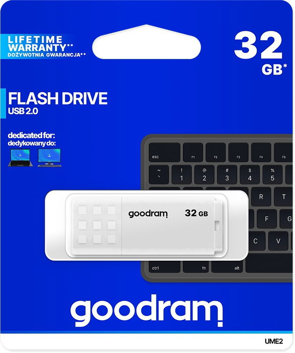 Goodram Memoria USB UME2 32 GB Blanco Goodram Memoria USB UME2 32 GB Blanco