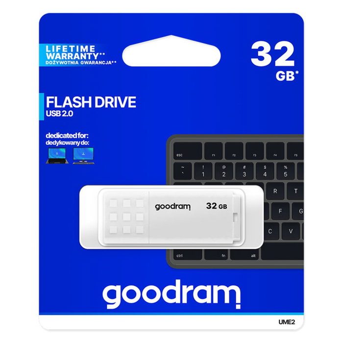Goodram Pendrive 32GB USB 2.0 Blanco