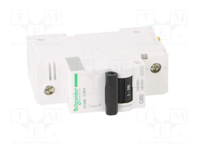 SCHNEIDER ELECTRIC Interruptor magnetotérmico C120N 80A 1P 10kA SCHNEIDER ELECTRIC Interruptor magnetotérmico C120N 80A 1P 10kA