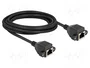 DeLOCK Cable de extensión RJ50 hembra a hembra S/FTP 3 m negro