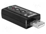 DeLOCK 63926 Adaptador de sonido USB 7.1 con S/PDIF