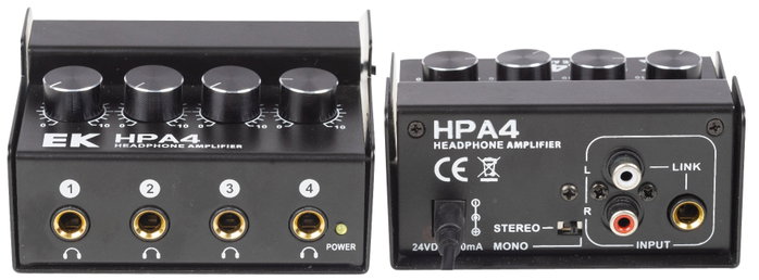Amplificador Ek de Auriculares de 4 Canales