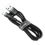 Baseus Cafule USB a Lightning 2,4A 1m gris-negro