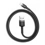 Baseus Cafule USB a Lightning 2,4A 1m gris-negro