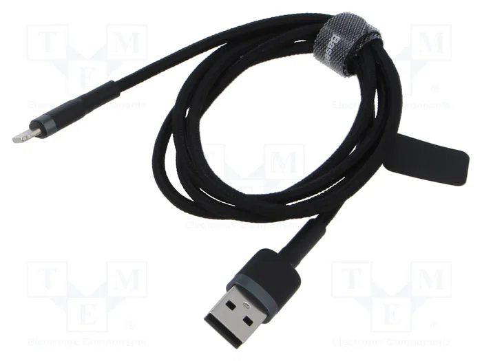 Baseus Cafule USB a Lightning 2,4A 1m gris-negro Baseus Cafule USB a Lightning 2,4A 1m gris-negro