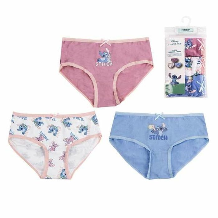 Cerdá Pack Braguitas Stitch 3 Piezas T06/08 Multicolor