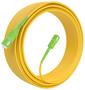 AISENS Latiguillo de Fibra Óptica G657A2 9/125 SMF Simplex SC/APC-SC/APC Amarillo 20m