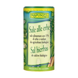 Rapunzel Sal de Hierbas Bio 125g - Sal marina ecológica con hierbas aromáticas