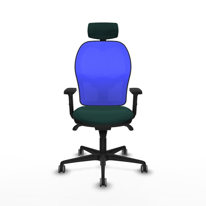 PIQUERAS Y CRESPO Silla de oficina Jorquera con mecanismo Sincro y cabecero 2D PIQUERAS Y CRESPO Silla de oficina Jorquera con mecanismo Sincro y cabecero 2D