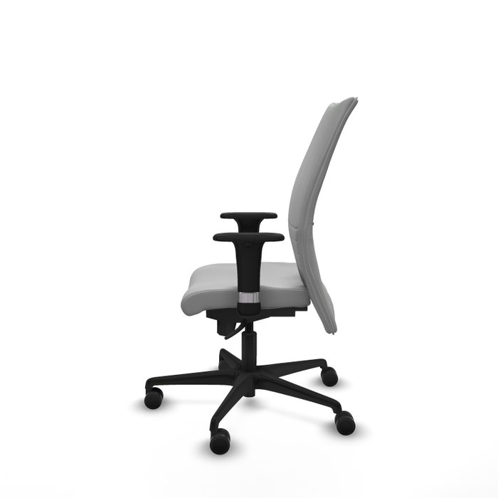 PIQUERAS Y CRESPO Silla Albacete Confidente con Mecanismo Sincro Gris Claro PIQUERAS Y CRESPO Silla Albacete Confidente con Mecanismo Sincro Gris Claro