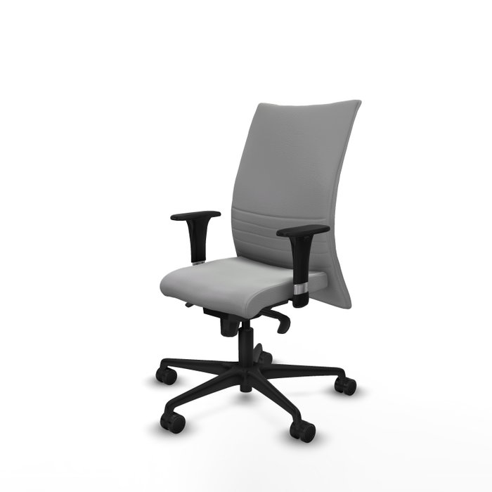 PIQUERAS Y CRESPO Silla Albacete Confidente con Mecanismo Sincro Gris Claro PIQUERAS Y CRESPO Silla Albacete Confidente con Mecanismo Sincro Gris Claro